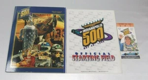 Programa Indianapolis 500 1996 80th Running - con talón de boleto y campo de salida - Imagen 1 de 5