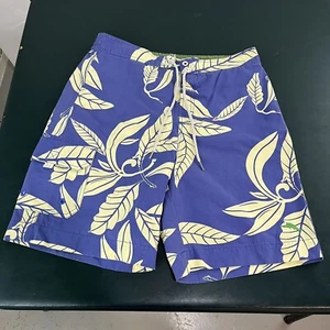 Tommy Bahama Swim Trunks Men’s Medium Relaxed Mesh Lined Blue Floral (455) - Picture 1 of 9