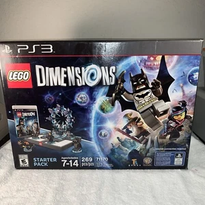 LEGO Dimensions Starter Pack PS3 sigillato in fabbrica versione USA PlayStation 3 raro - Foto 1 di 24