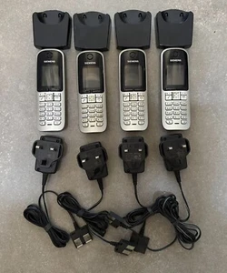 Gigaset S68H DECT Phone Set x4 and S685IP VoIP landline base station - Zdjęcie 1 z 3