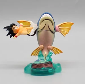 6cm Dragon Ball Childhood Goku Kick Fish Anime Action Figure - Bild 1 von 1