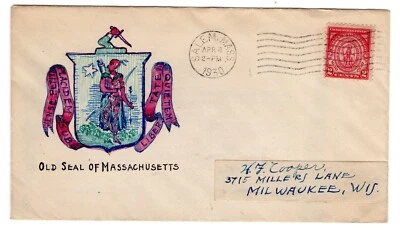 #682 Massachusetts Bay Colony 1930 FDC - Planty #28a LISTING COPY Cooper - Image 1 of 2