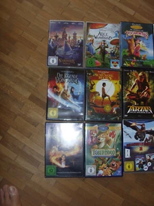 12 DVD  Konvult von Kinderfilmen  Cinderella,Alice im Wunderland,Robin Hood - Bild 1 von 2