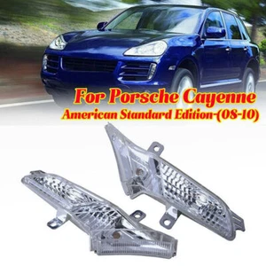 2PCS Front Side Marker Light Clear Lens Fit For Porsche Cayenne 2008-2010 New - Picture 1 of 6
