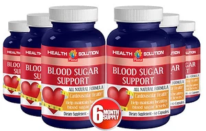 Monitor de azúcar en la sangre - suplemento dietético. Salud cardiovascular (6 botellas) - Imagen 1 de 2