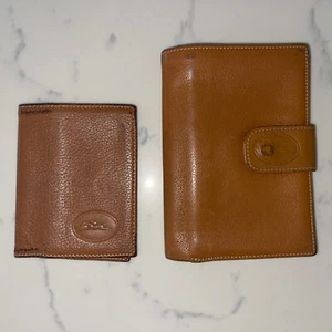 Vintage Longchamp Paris Leather Women's Wallet Card Slots Photo Holder Tan/Brown - Picture 1 of 16