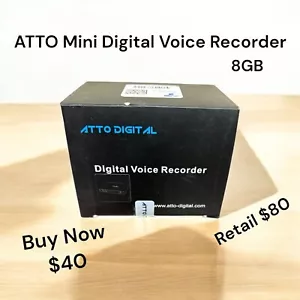 ATTO MINI DIGITAL VOICE RECORDERS - 3 - Picture 1 of 1
