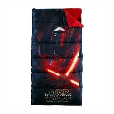 SACO DE DORMIR STAR WARS THE FORCE AWAKENS KYLO REN NIÑOS CAMPAMENTO 28" X 56" ¡NUEVO! Foto 1 de 2