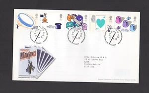 RAR! 2005 MAGIC FDC adressiert an ERIC BRISTOW MBE DARTS - PERFEKT - Bild 1 von 1