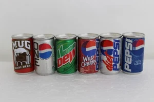 Paquete de 6 latas en miniatura Pepsi Brands - Imagen 1 de 9