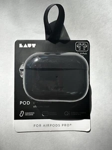 Laut Pod Slim Protective Case for AirPod Pro NEW Black Silicone Non-Slip Case - Picture 1 of 2