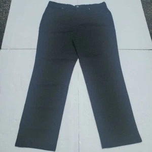 Pantalones de mezclilla para mujer Style and Co negros de ajuste natural talla 14 pegatina corta residuo en la pierna - Imagen 1 de 8