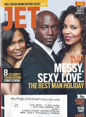 NIA TAYE SANAA MESSY SEXY LOVE THE BEST MAN HOLIDAY NOV. 25, 2013 JET MAGAZINE - Image 1 of 3