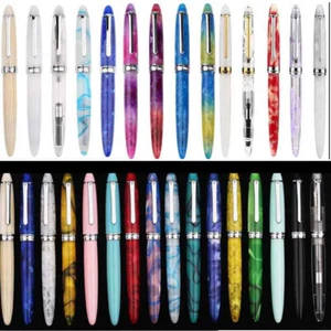 PENBBS 308 Acrylic China Fountain Pen Smooth Fine Nib 0.5mm Office Writing #B9 - Picture 1 of 43