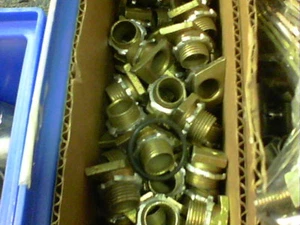 G-972-1/2 Kindorf Tempergussnippel mit Galv-Krom Finish 1/2 Rohrbox 50 - Bild 1 von 5