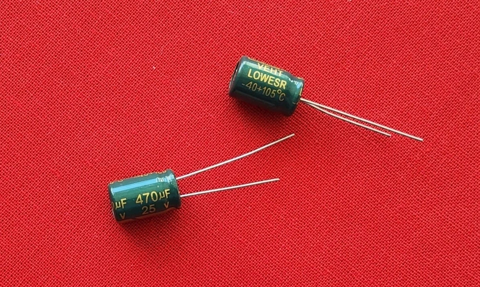 10 Stück 470uF 25V ELKO 105°C ELKO Elektrolytkondensator Low ESR - Bild 1 von 1