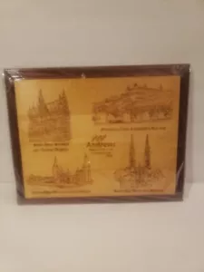 Andrews Federal Credit Union Overseas Europe 2010 ENGRAVED WALL DECOR PLAQUE - Picture 1 of 12