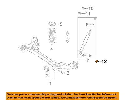 TOYOTA OEM 98-03 Sienna Suspension Components-Shock Washer 9094803004 - Image 1 of 2
