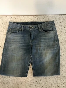 Lucky Brand Jeans Lolita Capri Distressed Medium Wash Women's Size 6/28 - Picture 1 of 8