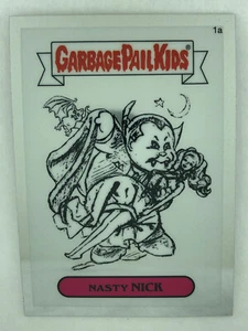 2013 Garbage Pail Kids Cards Chrome Series 1 GPK Pencil Art Pick Your Card - Bild 1 von 43
