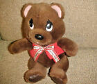 Applause Tootsie Roll Teddy Bear Vintage Stuffed Animal Plush 9" Sitting 