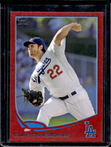 2013 Topps Clayton Kershaw Target Red Parallel #22 Los Angeles Dodgers