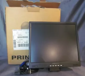 Princeton LCD1710 17" LCD Computer Monitor w Power & Signal Cable White - Picture 1 of 7