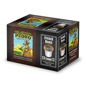 Cafe Don Pedro French Roast Low-Acid Coffee Pods - Dark Roast - Picture 1 of 1