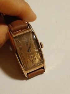 Vintage Longines Salmon dial, 10k Gold Filled Art Deco watch from 1938 Need Tlc - Picture 1 of 17