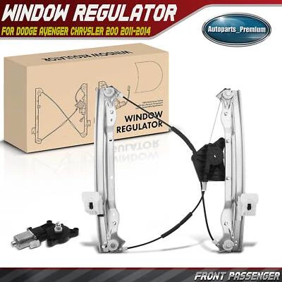 Регулятор переднего правого стеклоподъемника с двигателем для Chrysler 200 Dodge Avenger 11-14 - Изображение 1 из 4