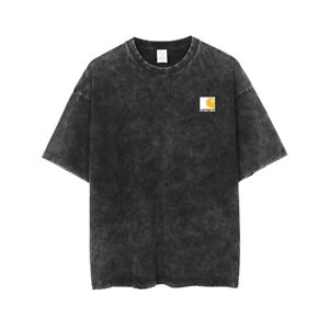 Carhartt distressed men's oversized loose short sleeved washed t-shirt