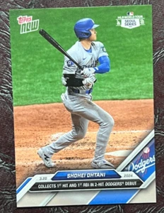 SHOHEI OHTANI 2024 Topps Now Seoul Series Card #1 LA DODGERS 🔥🔥 - Bild 1 von 2