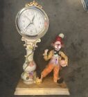 Horloge clown à quartz vintage