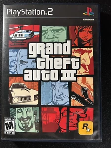 Grand Theft Auto III (PlayStation, 2003) w/ Manual - Picture 1 of 4