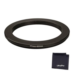 77-62mm Step-Down SLR Lens Metal Adapter Ring - Picture 1 of 5