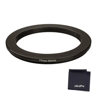77-62mm Step-Down SLR Lens Metal Adapter Ring - Image 1 of 4