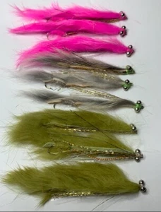 Ensemble mouche serpent Eiretroutflies X9 truite mouche taille 10. - Photo 1/1