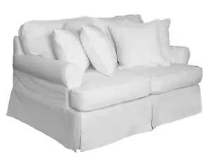 Sunset Trading Lilly weiß Schonbezug Set Loveseat SU-117610SC-423080 - Bild 1 von 10