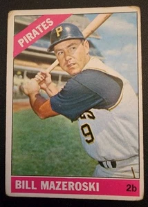 1966 Topps #210 Bill Mazeroski Pirates Low Grade WN1:49 - Picture 1 of 5