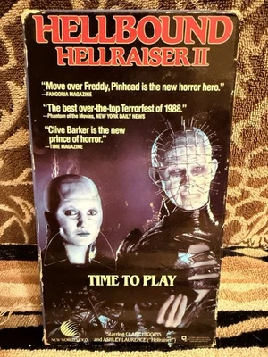 Hellbound: Hellraiser 2 New World Video R Rated Version (VHS, 1989 Tested HORROR - Image 1 of 4