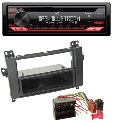 JVC CD DAB USB Bluetooth MP3 Autoradio für Mercedes A-Klasse 04-12 W169 C169 - Bild 1 von 4