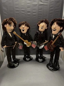 The Beatles Forever 1987 Applause Plüschpuppen 4er Set mit Etikett & Ständer - Bild 1 von 18