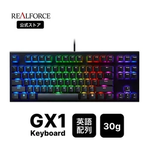 Topre Realforce GX1 30g English Layout Mechanical Keyboard USB Black - Picture 1 of 2