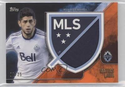 2015 Topps Apex Crest Jumbo Relics Orange /25 Matias Laba #CJR-ML - Image 1 of 2