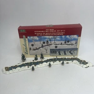 Vintage Lemax Village Collection Poly Resin Extendable Mill Stream -2000 - Bild 1 von 8