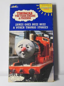 Thomas Tank Engine & Friends James Goes Buzz VHS 1993 Train George Carlin FREE - Bild 1 von 3