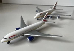 Pacchetto Joblot Realtoy Diecast Model Airlines British Airways X2 incluso A380 - Foto 1 di 9