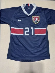 Nike 2006 Landon Donovan #21 Away WORLD CUP Soccer Jersey Shirt USMNT - Small - Picture 1 of 12