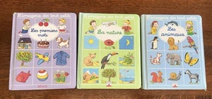 Set Of 3 Premiers Mots (French Edition) La Nature Animaux By Belineau, Nathalie - Picture 1 of 3