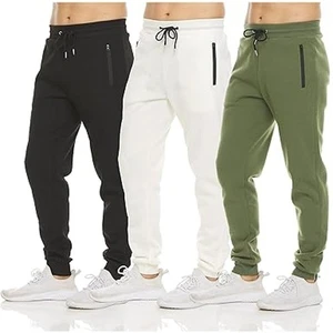 Paquete de 3 pantalones deportivos para hombre PURE CHAMP de lana para entrenamiento atlético activo - Imagen 1 de 1